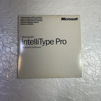 SEALED 1999 Microsoft IntelliType Pro Keyboard Software CD Set X04 ...