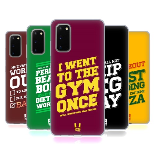 HEAD CASE DESIGNS FUNNY WORKOUT STATEMENTS SOFT GEL CASE FOR SAMSUNG PHONES 2 - $22.95