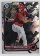 2022 Bowman Chrome Prospects Atomic Refractor Braylin Minier #BCP-93 0b3