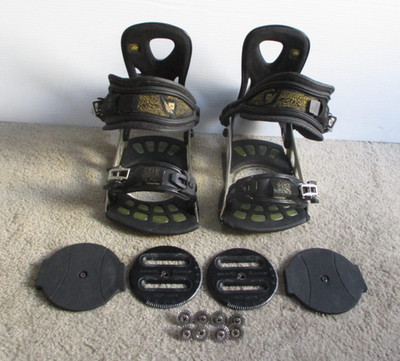 Vintage Ride TMCT Tomcat Flight Series Snowboard Bindings Size 7-9