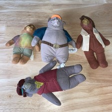 4 Piece Lot Disney The Country Bears McDonalds Plush Happy Meal Toys Lot