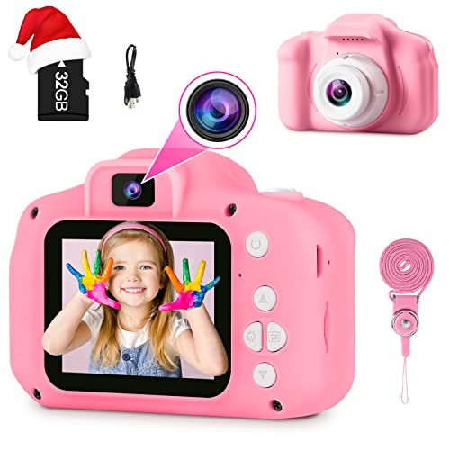 Toys for Girls Age 3-8, Kids Camera Digital Video Toddler Camera Children Pink - Picture 2 of 8