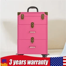 Cosmetics Rolling Cases Travel Makeup Rolling Organizer Nail Polish Storage Box