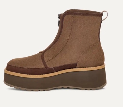 UGG Cityfunc Reißverschluss Stiefel Hickory Braun Größe 11 Neu ohne Karton - Bild 3 von 8