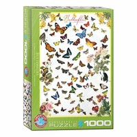 Eurographics Puzzle Schmetterlinge, 1000 Teile, 68 X 48 Cm, 6000-0077