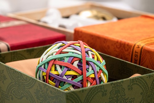 Mikily's 5 Colors Rubber Bands Ball for 0.33lb Office Supplies 5 - Picture 4 of 7