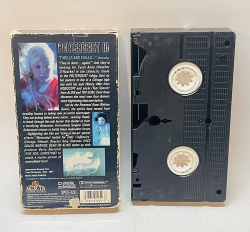 Poltergeist III (VHS, 1989) Hprror Film - Picture 2 of 4