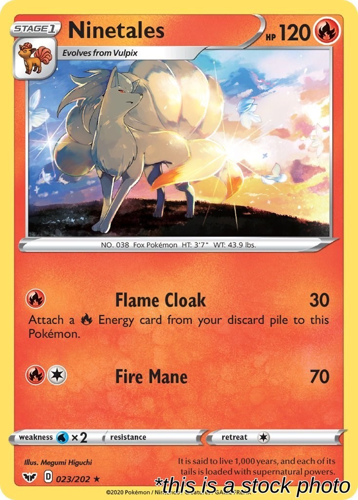 Ninetales 023/202 NM Megumi Higuchi Pokemon EN NH18