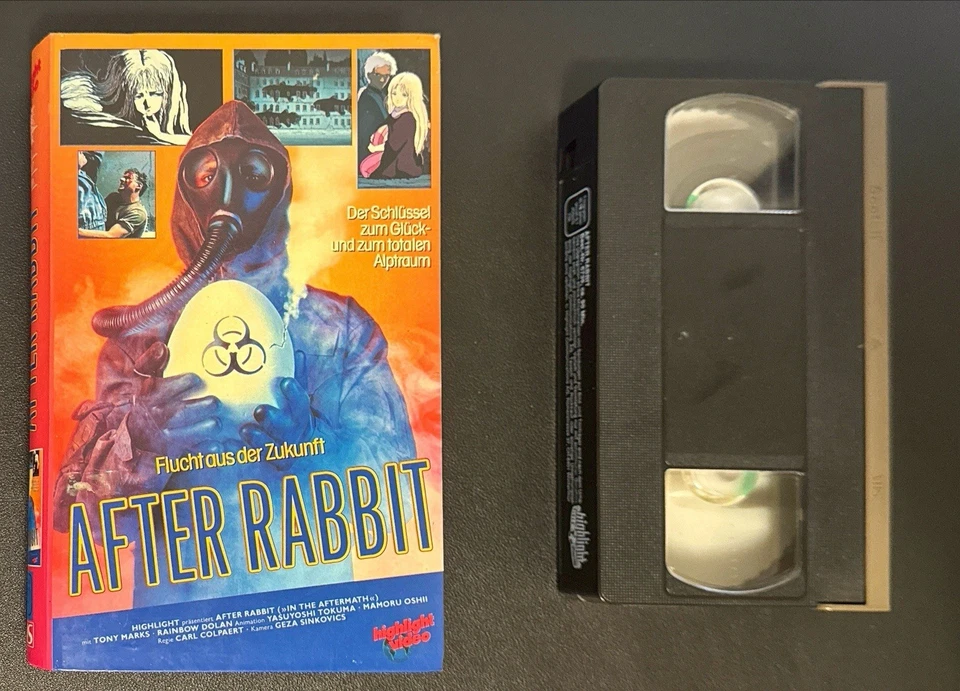 After Rabbit Flucht a.d. Zukunft FSK16 Highlight RAR Sammler Hardcover 1987 VHS - Bild 2 von 4