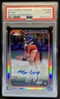 2024 Topps Chrome Bo Nix Auto RC #RA-BNI Broncos PSA 9 Rookie