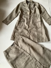 Hennes  Damen Kostüm Gr.38,Gehrock & Rock,Blazer Long & Rock,100% Leinen Anzug