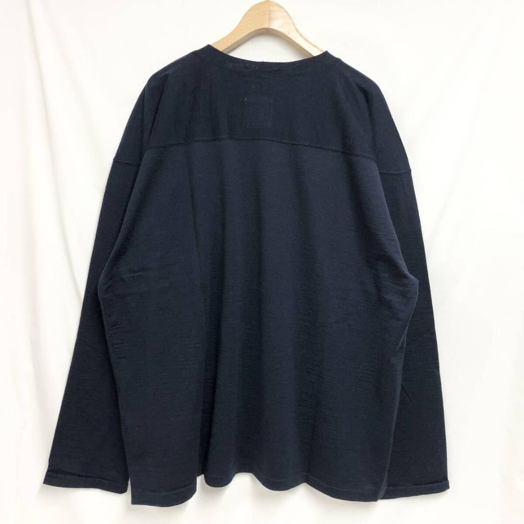 トップス nanamica Merino Wool Football Shirt nanamica FW 23- Merino Wool Football Shirt – nanamica NEW YORK