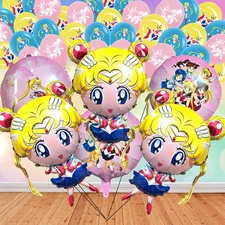 ANIME SAILOR MOON foil balloon latex birthday party supplies favor centerpiece
