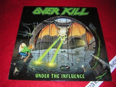 Overkill - Under the Influence, Megaforce 781865-1 Vinyl LP 1988, OIS, Original