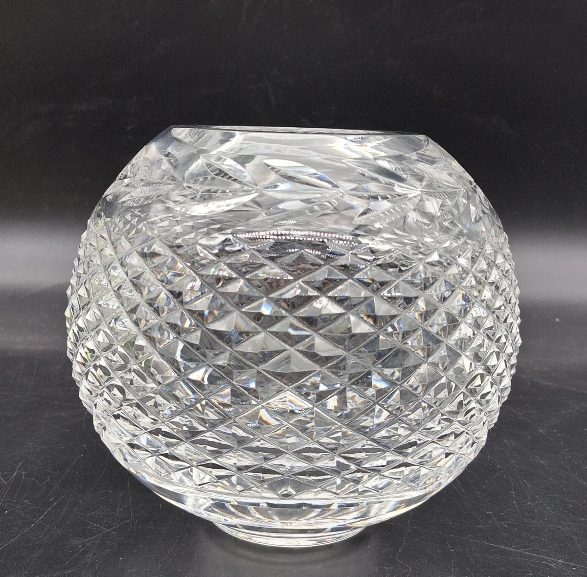 Crystal Rose Bowl Indiana Vintage Cut Glass for sale | eBay