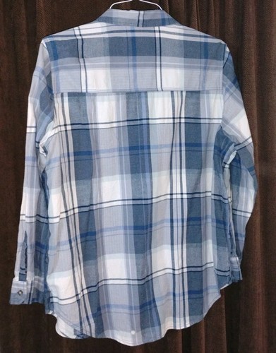 Camicia donna con bottoni in flanella a quadri filo universale taglia XL - Foto 2 di 12