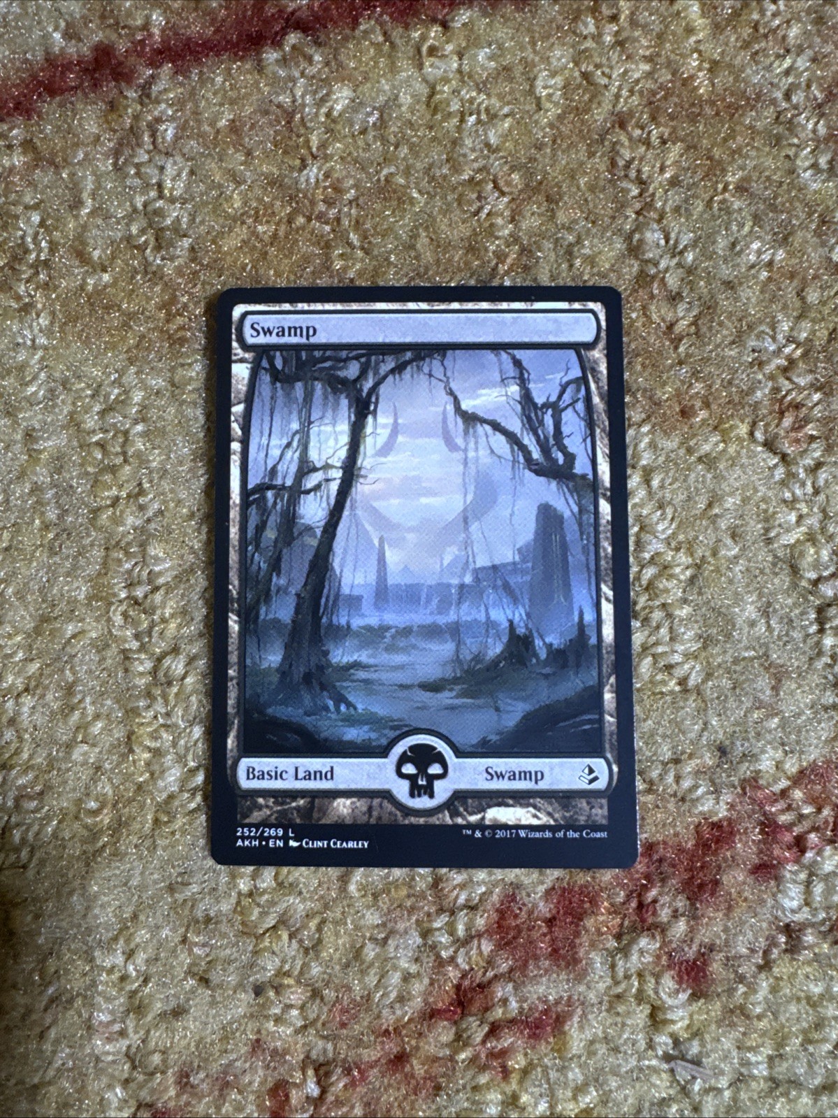 Swamp 252 FULL Art Amonkhet Magic The Gathering MTG