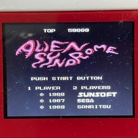 Alien Syndrome W/Box Manual Famicom FC NES Rare Retro Good Used Game NTSC-J JP