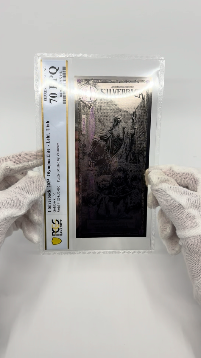 2025 Olympus Hades Purple Silverback Note PCGS 70 | eBay