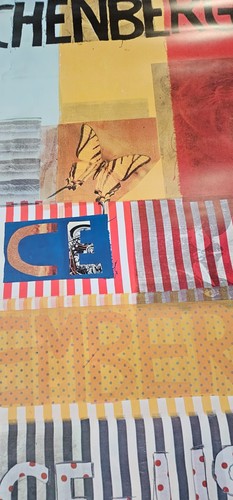 Robert Rauschenberg HAND SIGNED Venice CA Pop Art Poster '77 Ace Gallery XL 71" - Picture 9 of 14