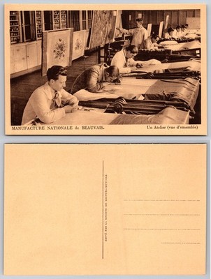 Manufacture Nationale De Beauvais Workshop Postcard