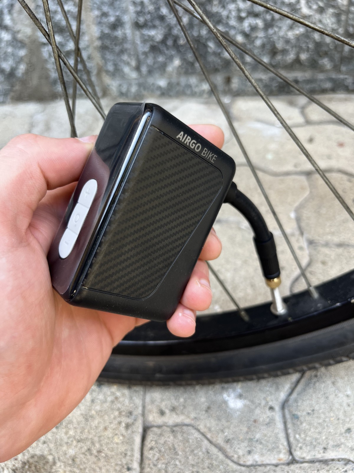 Mini Pompa Elettrica Bici MTB Corsa Auto Moto 120PSI Display LCD USB-C Tascabile foto 3