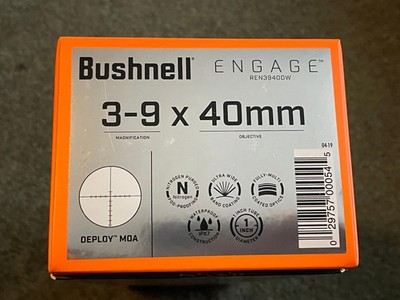 Bushnell 3-9x40mm Engage Riflescope, Deploy MOA, REN3940DW