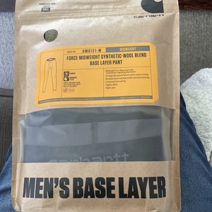 NEW Carhartt Men’s 3XL Black Base Layer Midweight Utility Leggings SEALED PKG