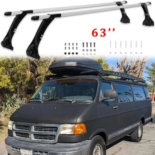 63" Roof Rack Cross Bar Cargo Luggage Carrier For Dodge Ram 1500 2500 3500 Van