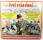 Five Star Final Great Newspaper Game Vintage 1937 Milton Bradley Complete Rare