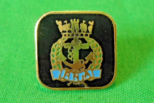 Vintage R.N.A Royal Navy Association 19mm Metal Pin Badge Seaman Nautical Brooch