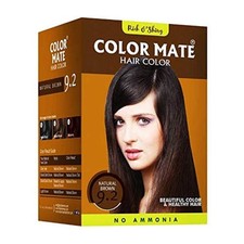 Color Mate Herbal Based Ammonia Free Hair Color with Ayur Product in Combo 9.2 
