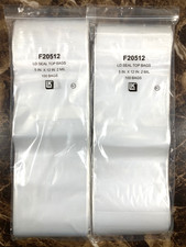 200 Clear 2 Mil Reclosable Zip Top Seal Poly Bags 5" x 12" Jewelry Baggies 5x12