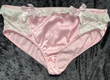 Slippery Satin Panties W/ Bows