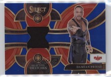 2024 Panini Select WWE Selective Swatches Relic Blue Prizm 14/49 Damian Priest