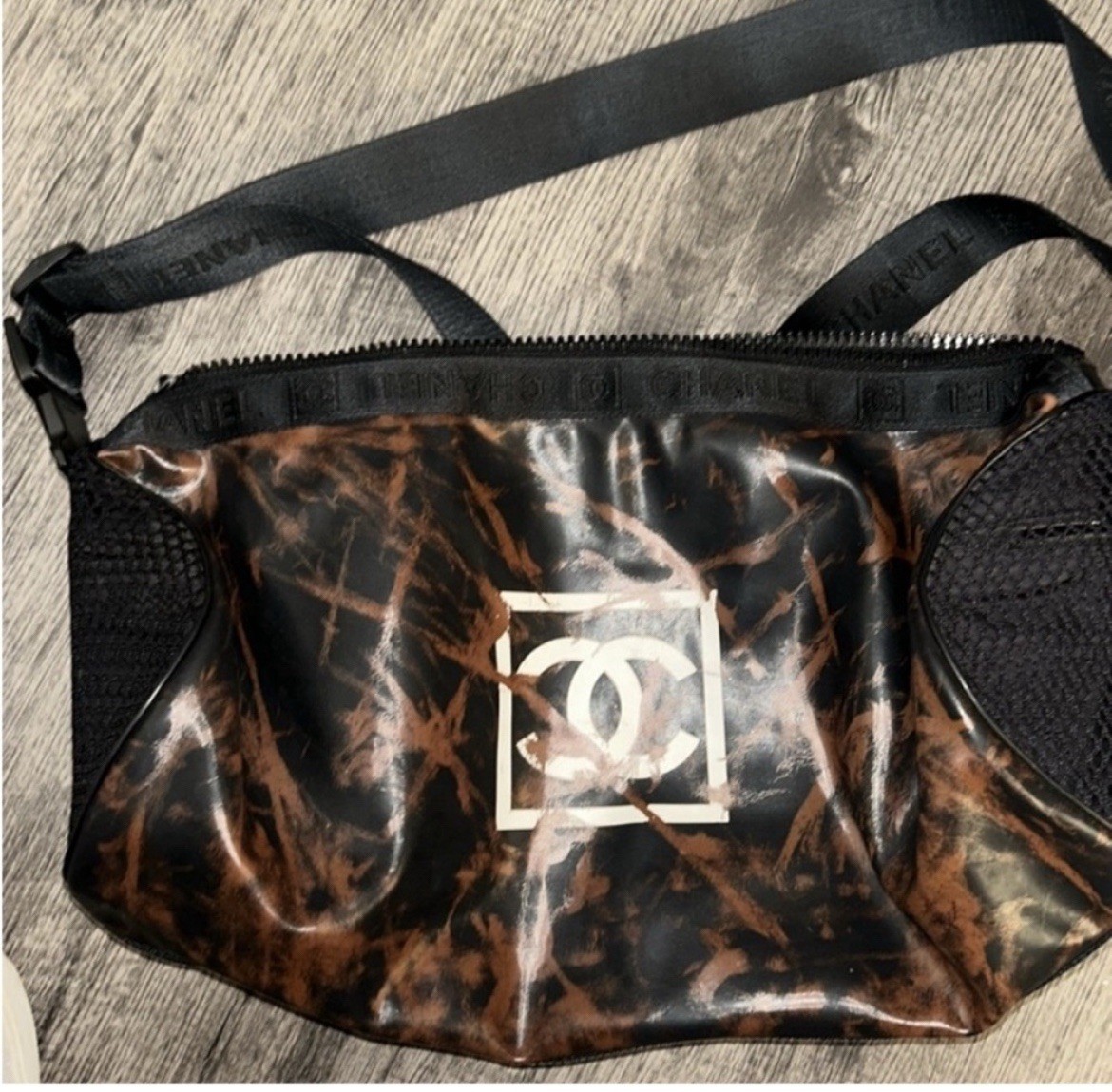 Vintage Chanel Sport Ligne Gradient Shoulder Bag image 9