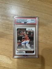 2023 Topps Heritage Real One Auto Rookie Gunnar Henderson PSA 10 /10  