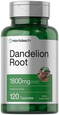 Horb ach Dandelion Root Supplement 1800mg  120 120 Count Pack of 1 