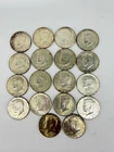 Kennedy Half Dollar Silver Coin Lot 1964 90% & 1965-1969 40% Silver 19 Coins