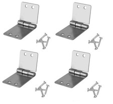 4 Pack Penn Elcom 1535 Small Butt Hinge with Screws - Zinc Finish