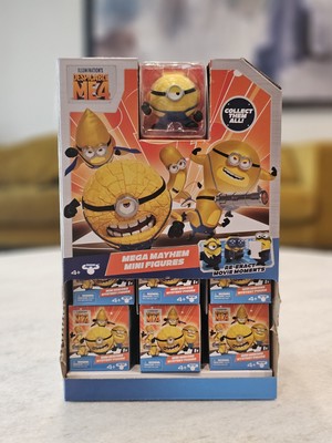 New Despicable Me 4-Minions Mini Mystery Series 1 & 2 Figures -LOT OF 23+DISPLAY