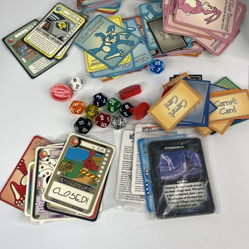 Killer Bunnies Blue Starter Deck plus Yellow Booster Deck mit Pink Booster LESEN - Bild 5 von 6