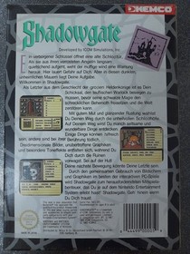 shadowgate nintendo NES complet en boite et notice CIB PAL B NOE FRG 🇩🇪