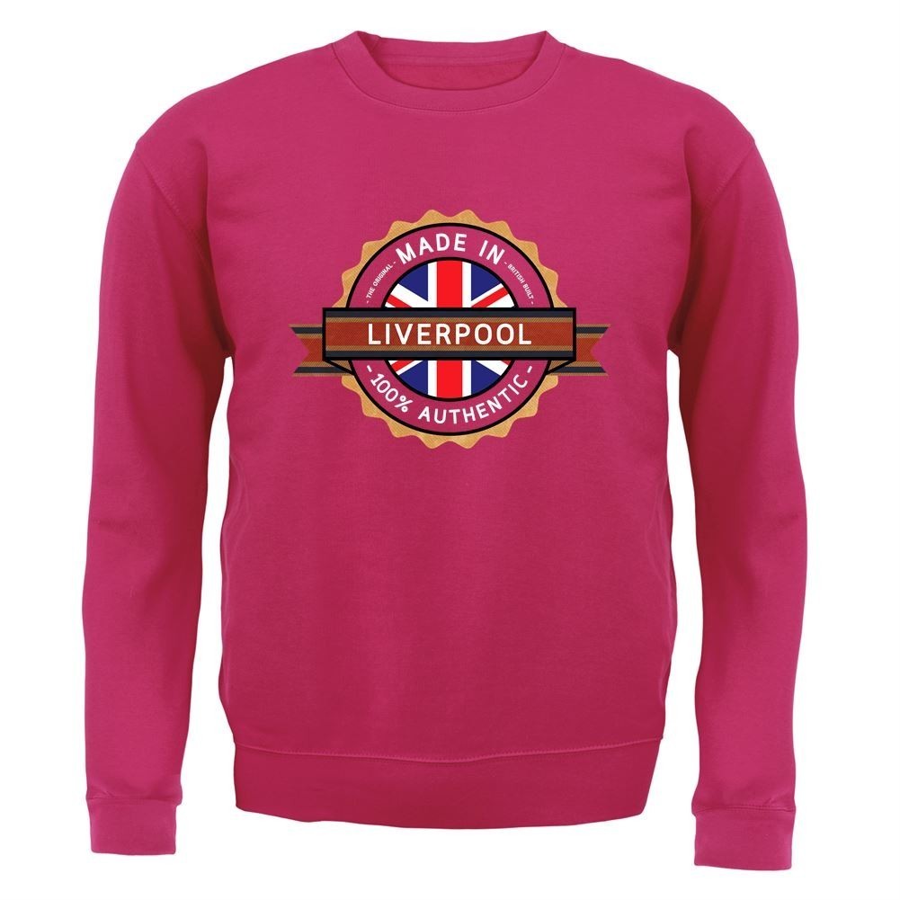 Hergestellt IN Liverpool – Kinder Kapuzenpulli / Sweater – City England Hergestellt IN Liverpool – Kinder Kapuzenpulli / Sweater – City England