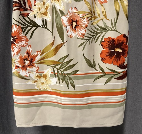 EnFocus Studio Women's Sleeveless Sheath Dress Tropical Floral Print Size 6 - Picture 3 of 8