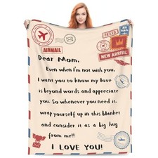 Birthday Gifts for Mom from Daughter Son, Mother's Day 60x50 inches Beige