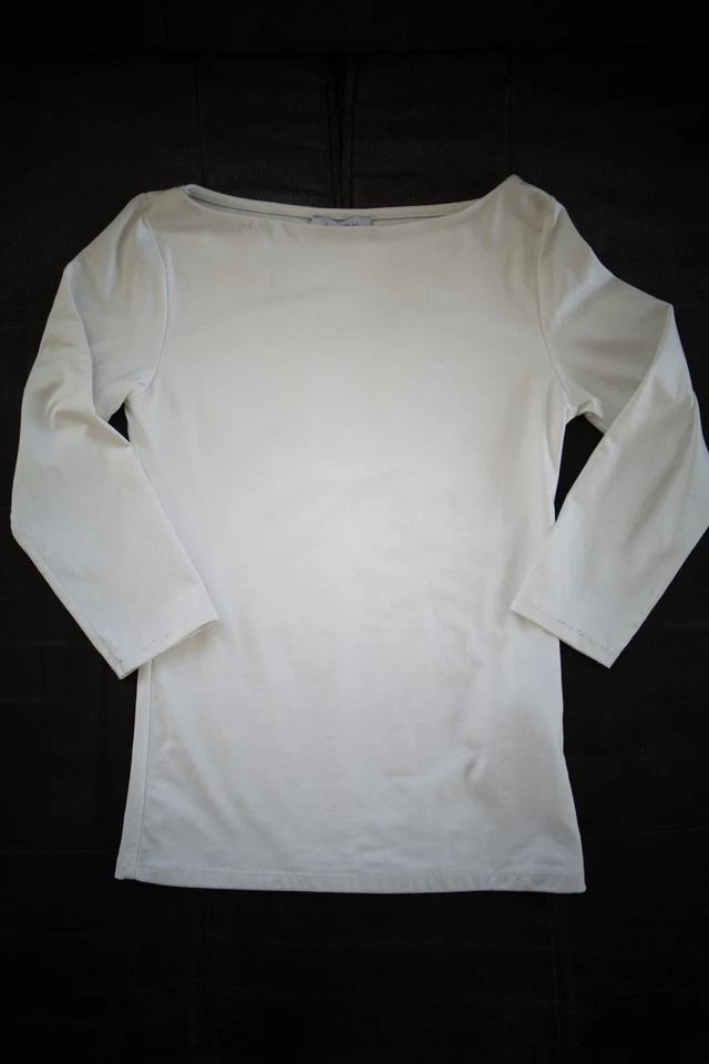 weißes langarm T-Shirt in Größe XS von New Yorker - Bild 1 von 1