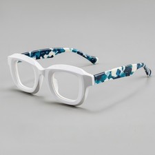 Square Thick Acetate Eyeglass Frame Reading Glasses Fashion Retro Men Women