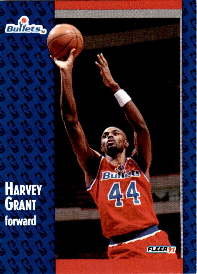 1991-92 Fleer #207 Harvey Grant