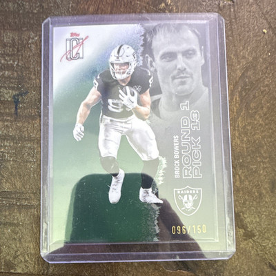 Topps 2025 Signature Class Brock Bowers Las Vegas Raiders #34 /150 Insert